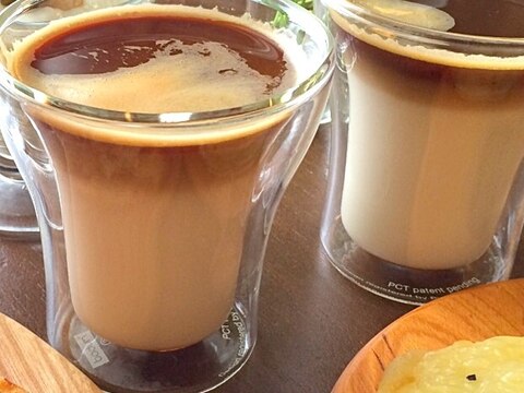 誰でも簡単おうちカフェ* セパレートのカフェラテ